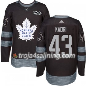 Toronto Maple Leafs tröja Nazem Kadri 43 1917-2017 100th Anniversary Adidas Svart Authentic - NHL Tröjor Herr
